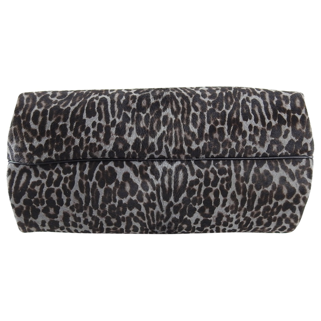 Alaia Grey Leopard Calf Hair and Python Docteur Bag