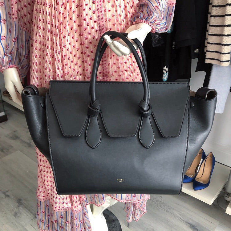 Belt leather handbag Celine Black in Leather - 34982108