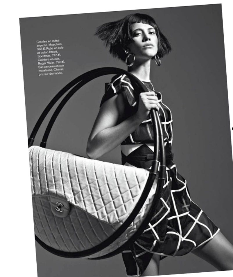 Karl Lagerfeld's Newest Chanel Bag Looks Like A Hula-Hoop, Y'All