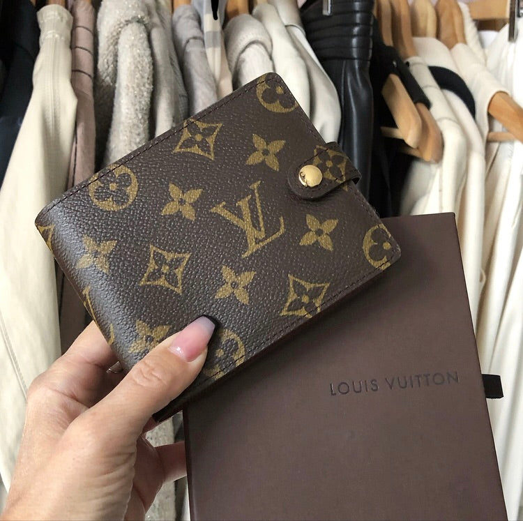Louis Vuitton Monogram Notebook Cover with Box