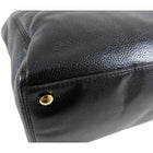 Chanel Black Leather Executive Cerf Tote Bag