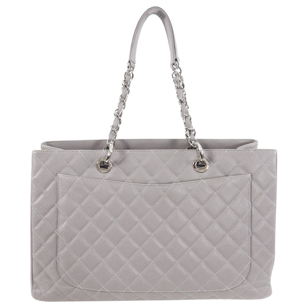 Chanel GST Grand Shopping Tote Grey Caviar XL – I MISS YOU
