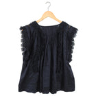 Isabel Marant Boho Broderie Anglaise Linen Top - 40 / 8