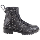 Jimmy Choo Black and Silver Star Stud Ankle Boots - 37