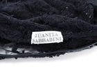 Juanita Sabadini Black Mesh Sheer Illusion Beaded Bodysuit - FR38 / USA 6