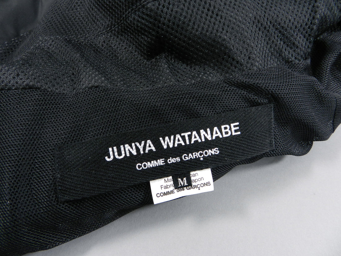 Junya Watanabe Comme des Garcons Spring 2013 Black Runway Nylon Zipper Coat
