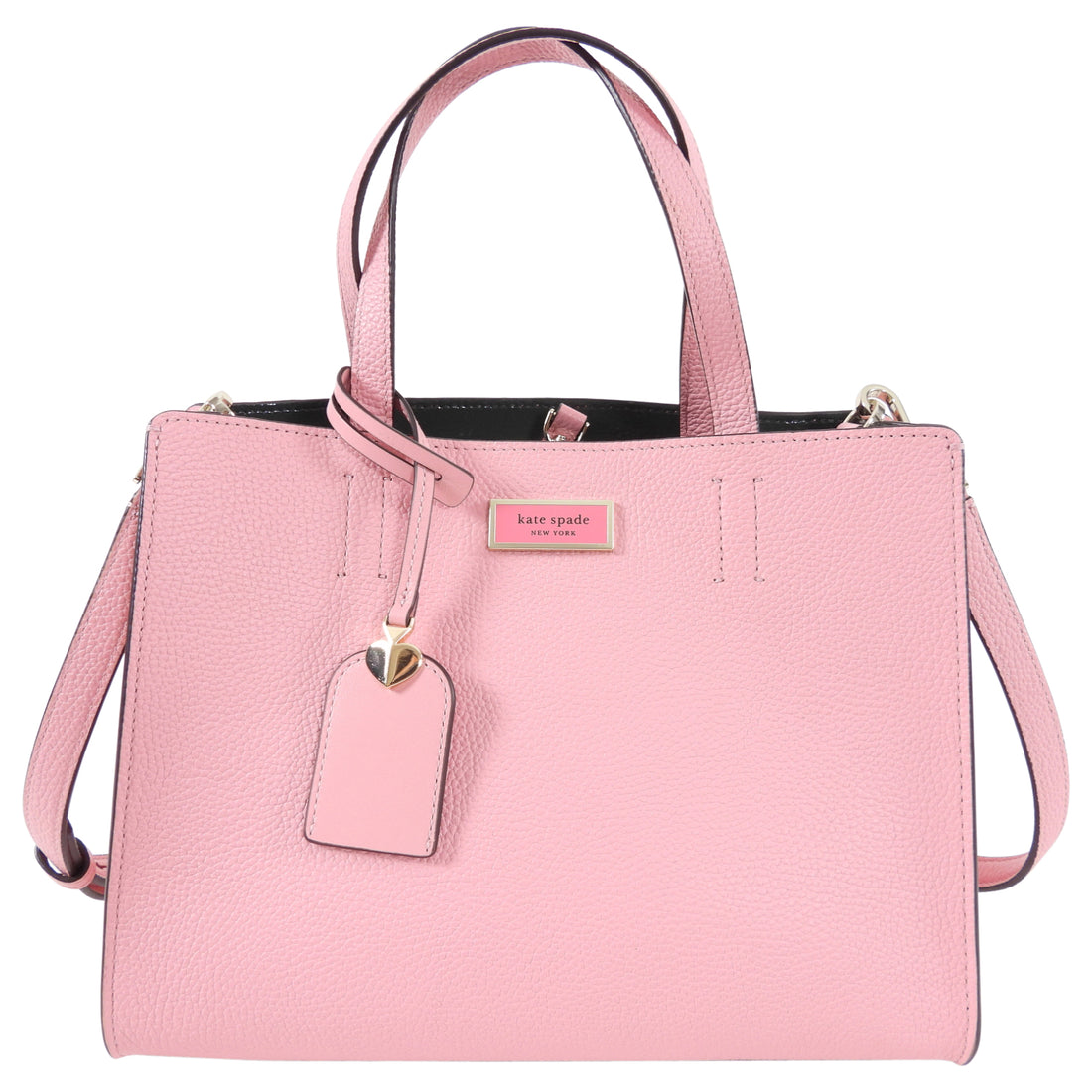 Kate Spade Small Pink Satchel Two-Way Bag with Pouch