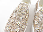 Kate Spade x Keds Triple Decker Metallic Glitter Flower Sneakers