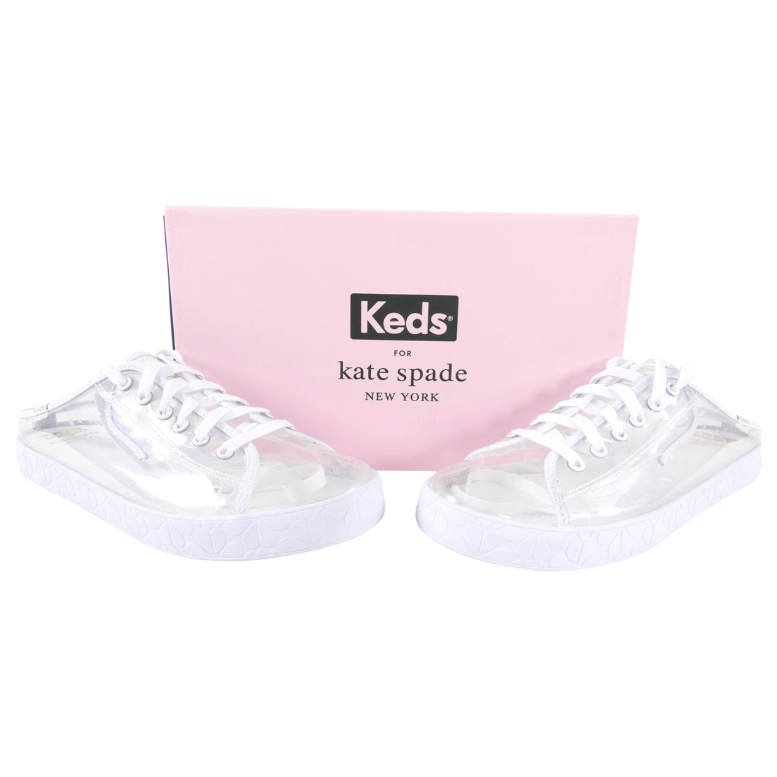 Kate Spade x Keds Kickstart Clear Acrylic Mule Sneakers
