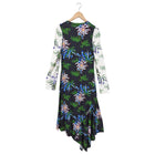 Kenzo Sea Lily Long Sleeve Multicolor Jersey Dress - L (8/10)