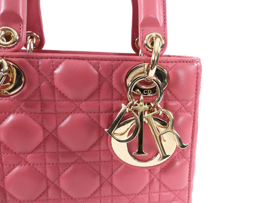 Dior Lady Dior Pink Cannage Mini My ABCdior Bag