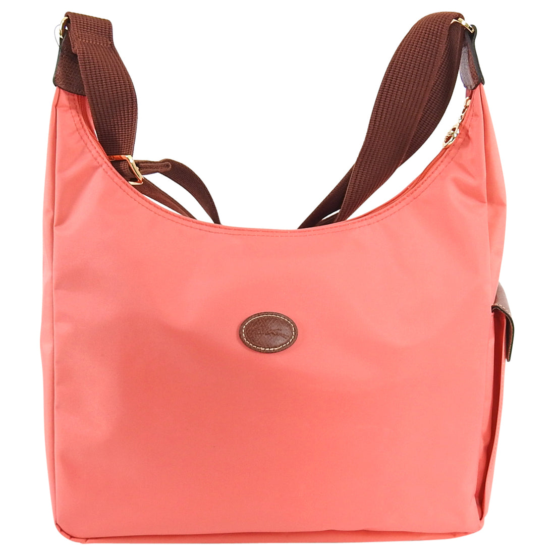 Longchamp Le Pliage Flamingo Pink Nylon Hobo Bag – I MISS YOU VINTAGE