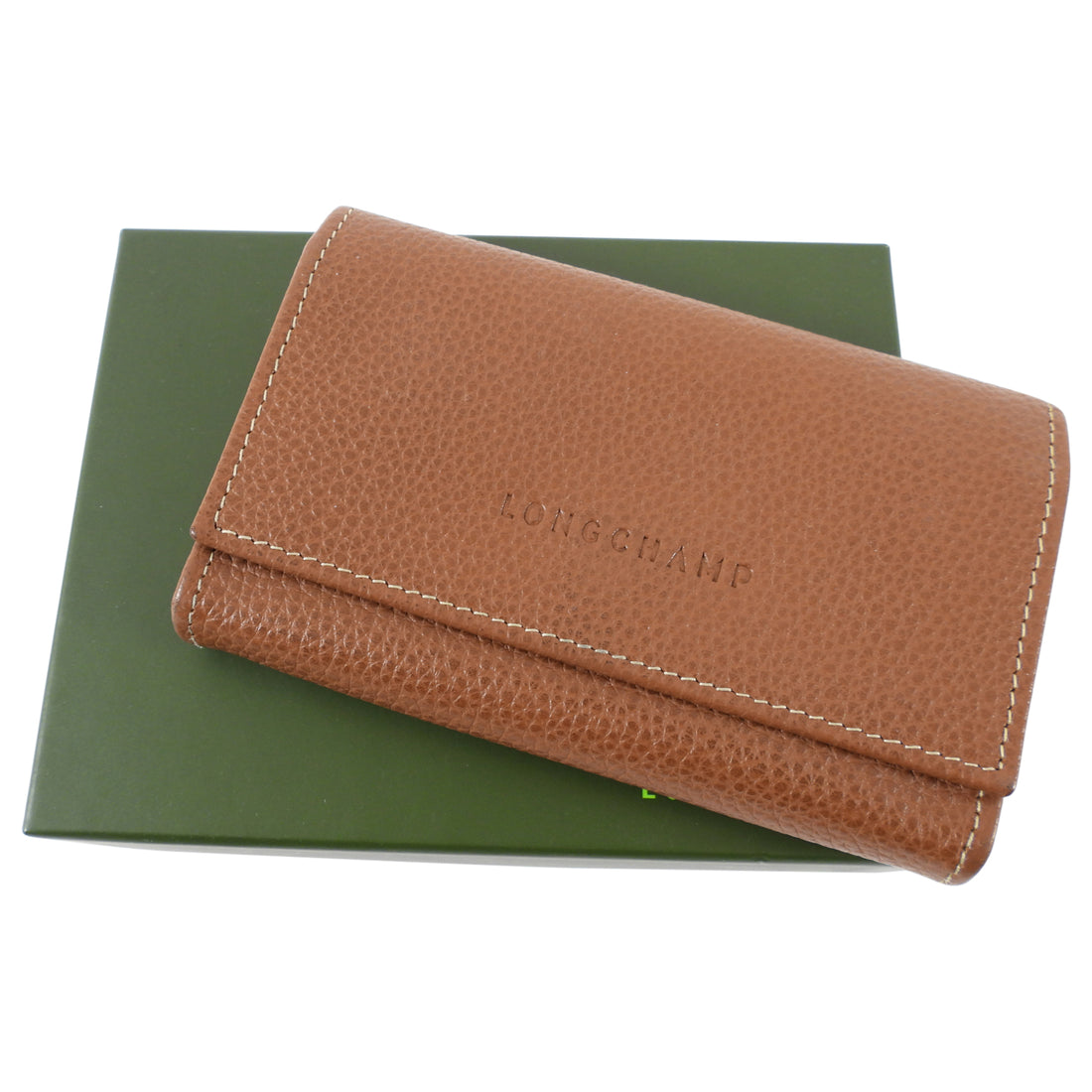 Longchamp Cognac Brown Small Bifold Wallet – I MISS YOU VINTAGE