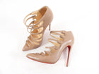 Louboutin Viennana 120mm Strappy Pump in Dune - 7.5