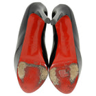 Christian Louboutin Bianca 140 Patent Leather Pumps/Heels- 37.5