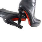 Christian Louboutin Taclou 140 Black Leather Stud Heel Ankle Boots - 40
