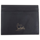 Christian Louboutin Black Kios Studded Leather Card Holder