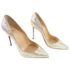 Christian Louboutin Gold Crinkle So Kate Pumps - 40 / 9.5