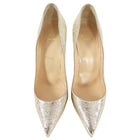 Christian Louboutin Gold Crinkle So Kate Pumps - 40 / 9.5