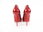 Louboutin So Kate 120 Metallic Patent Red High Heels - 36 / 5.5