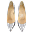 Christian Louboutin Pewter Silver Pumps High Heels - 40