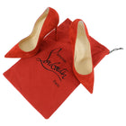 Christian Louboutin Red Flamenco Suede So Kate 120 Pumps / Heels - 40 