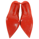 Christian Louboutin Red Flamenco Suede So Kate 120 Pumps / Heels - 40 
