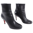 Christian Louboutin Black Leather Zip 85 Ankle Boots - 36.5 / 6
