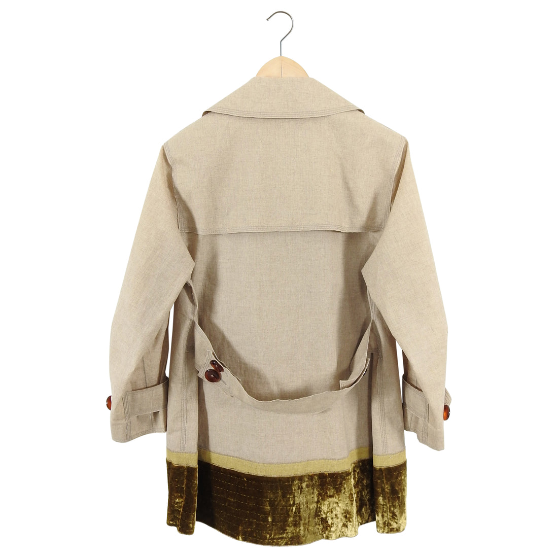 Linen trench coat Louis Vuitton Beige size 34 FR in Linen - 31185621