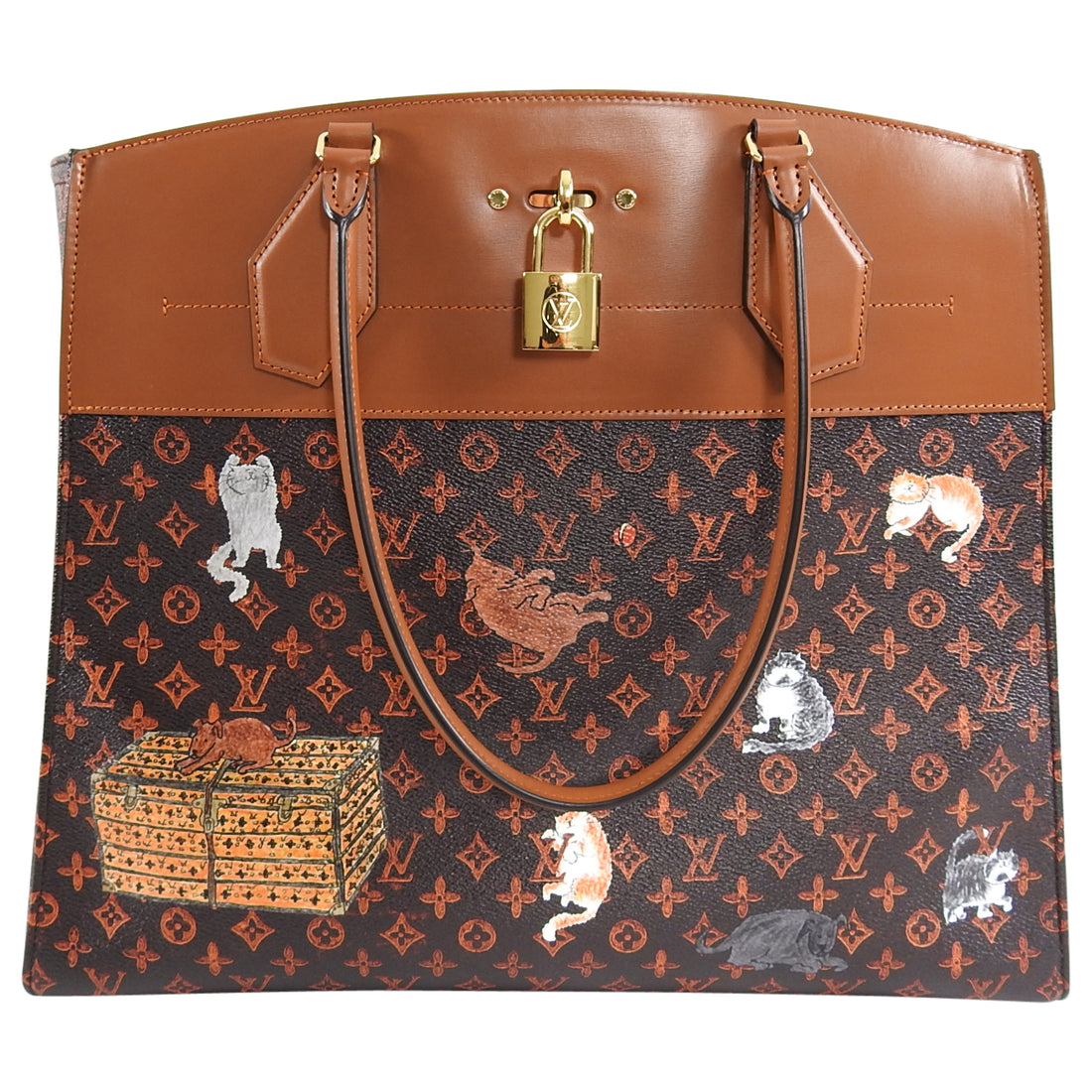 Good as new Louis Vuitton limited edition city steamer mini