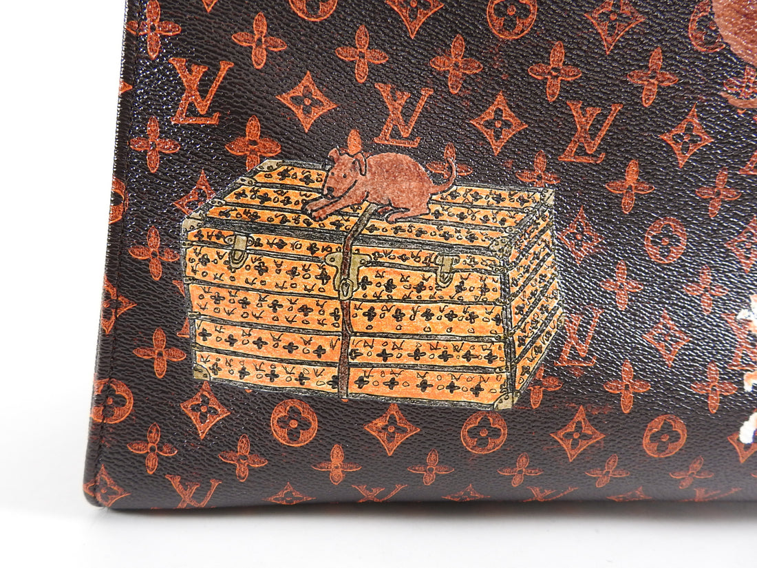 Louis Vuitton Limited Edition Catogram City Steamer Cabas XXL Bag – I MISS  YOU VINTAGE