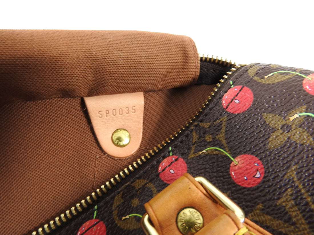 Louis Vuitton Murakami Cerises Cherry Speedy 25 Bag ○ Labellov ○ Buy and  Sell Authentic Luxury