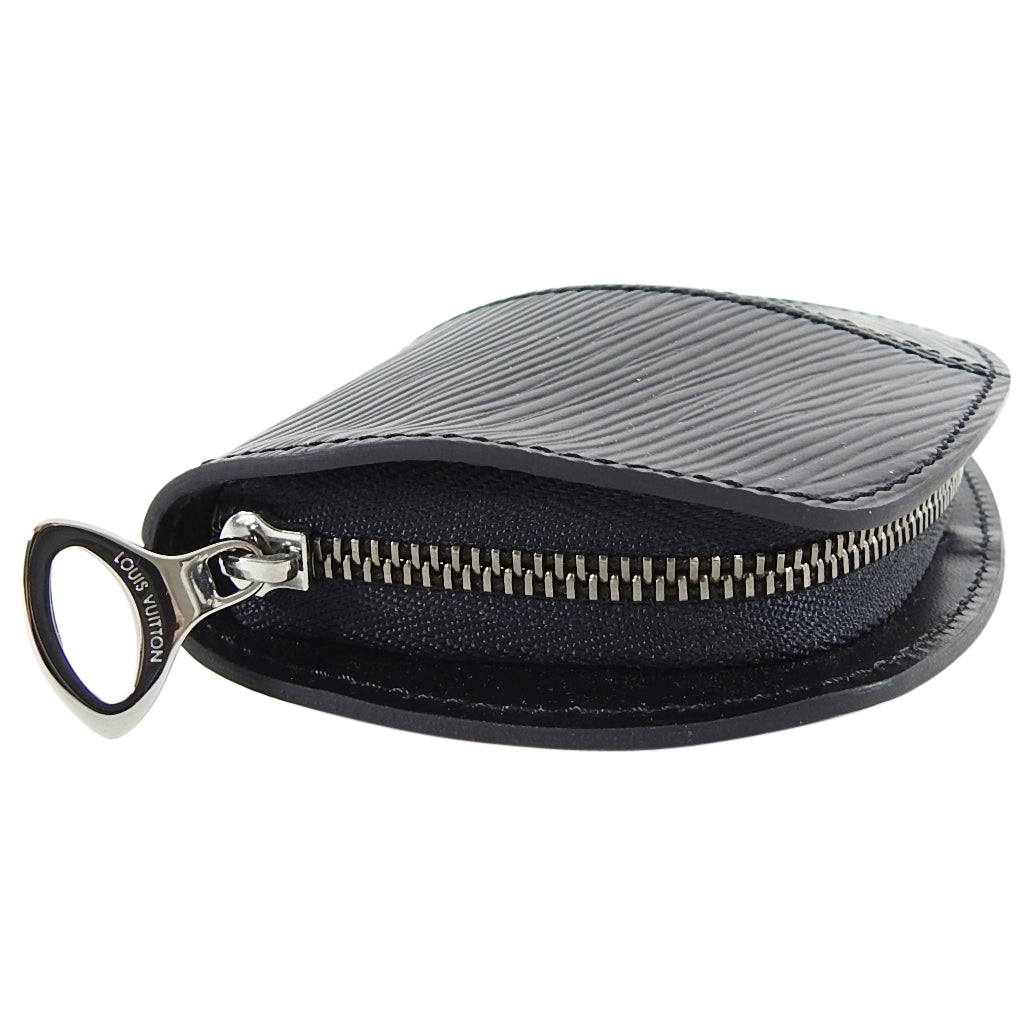 Louis Vuitton EPI Noir Mini Boite Box Black Leather 207378 Coin Change