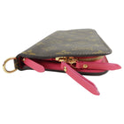 Louis Vuitton Brown and Pink Monogram Canvas Insolite Wallet