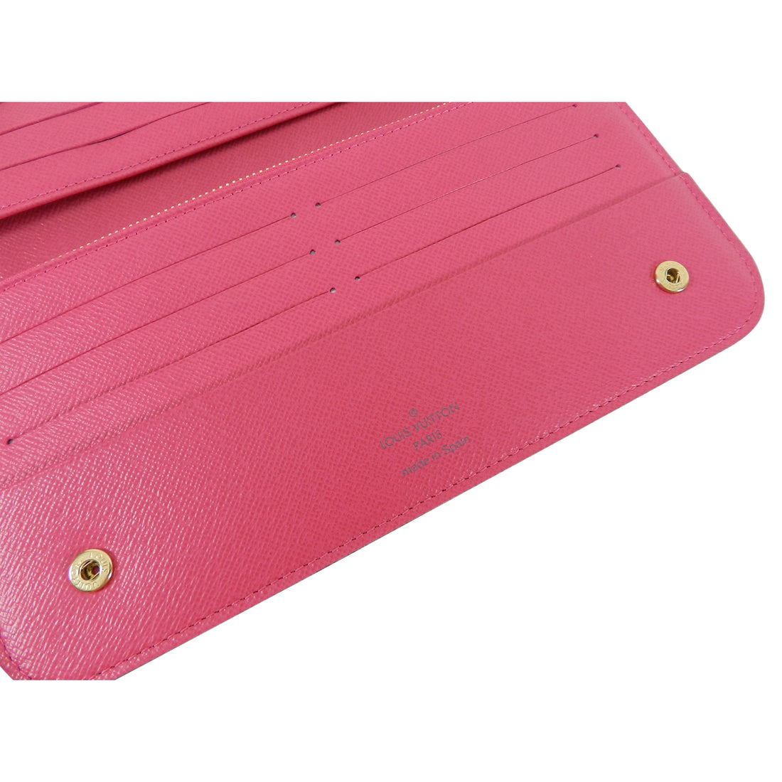 LOUIS VUITTON Insolite Monogram with Hot Pink Interior Wallet