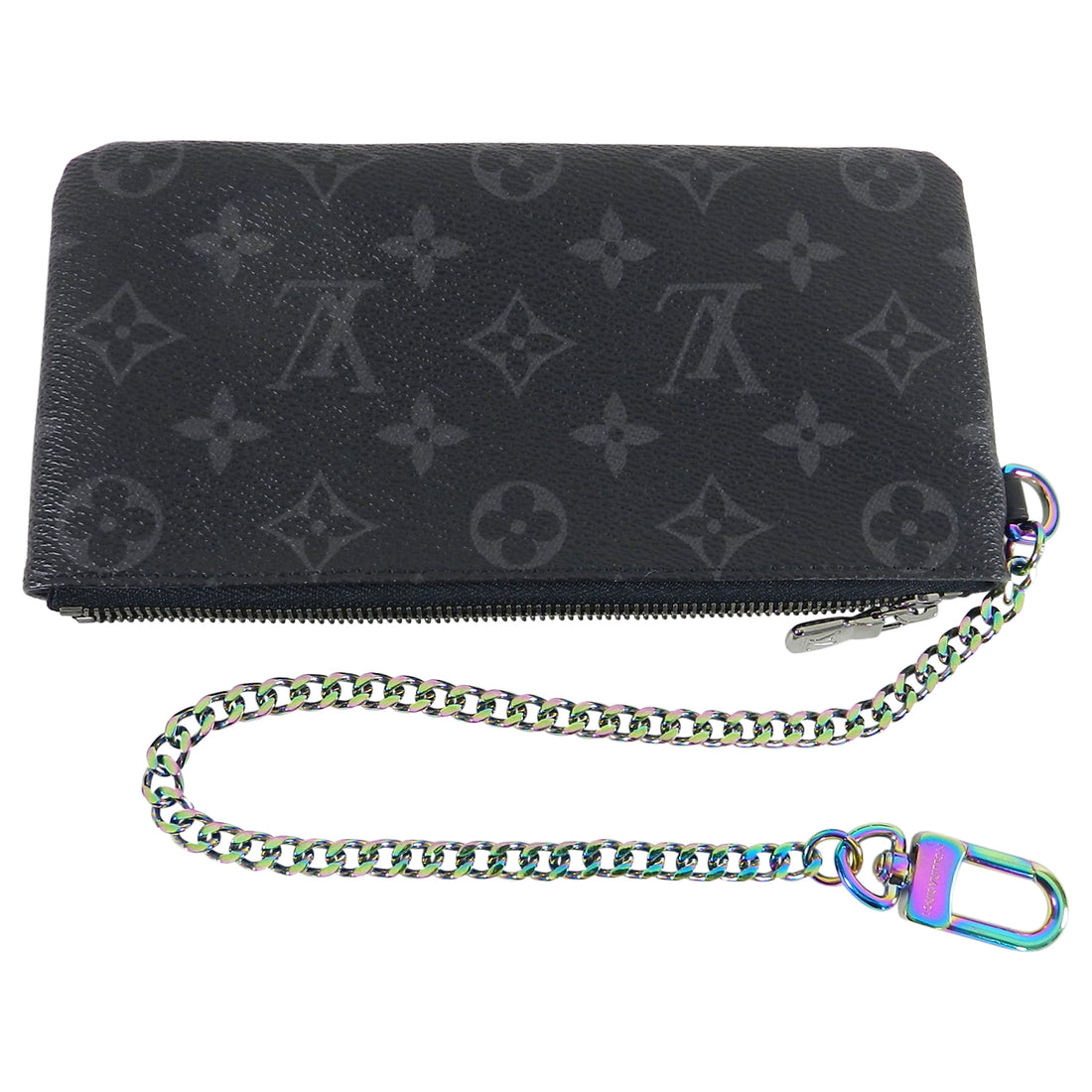 Louis Vuitton Fragment Monogram Eclipse Iphone Chain Wallet Bag