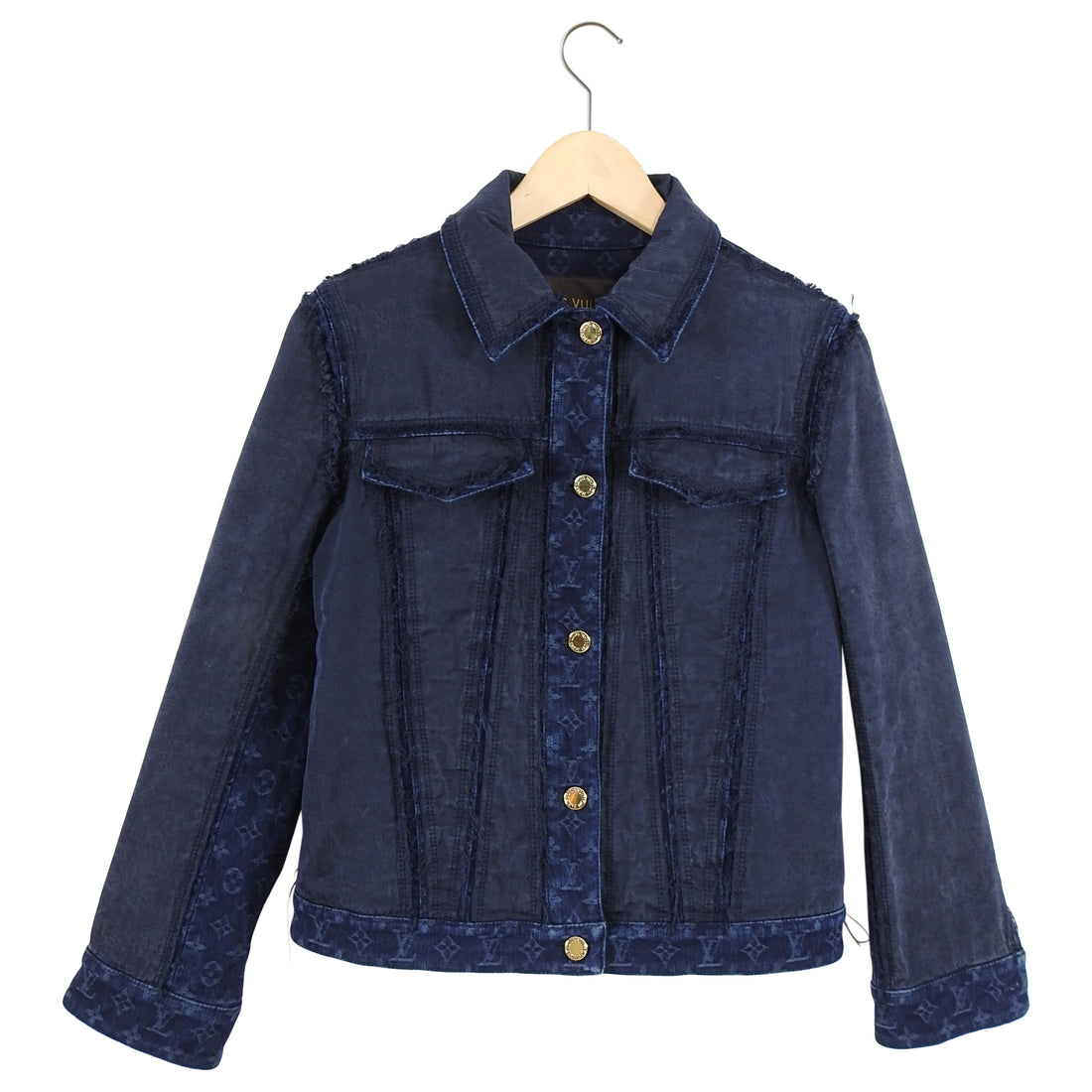 Jacket Louis Vuitton Blue size 38 FR in Denim - Jeans - 20366499