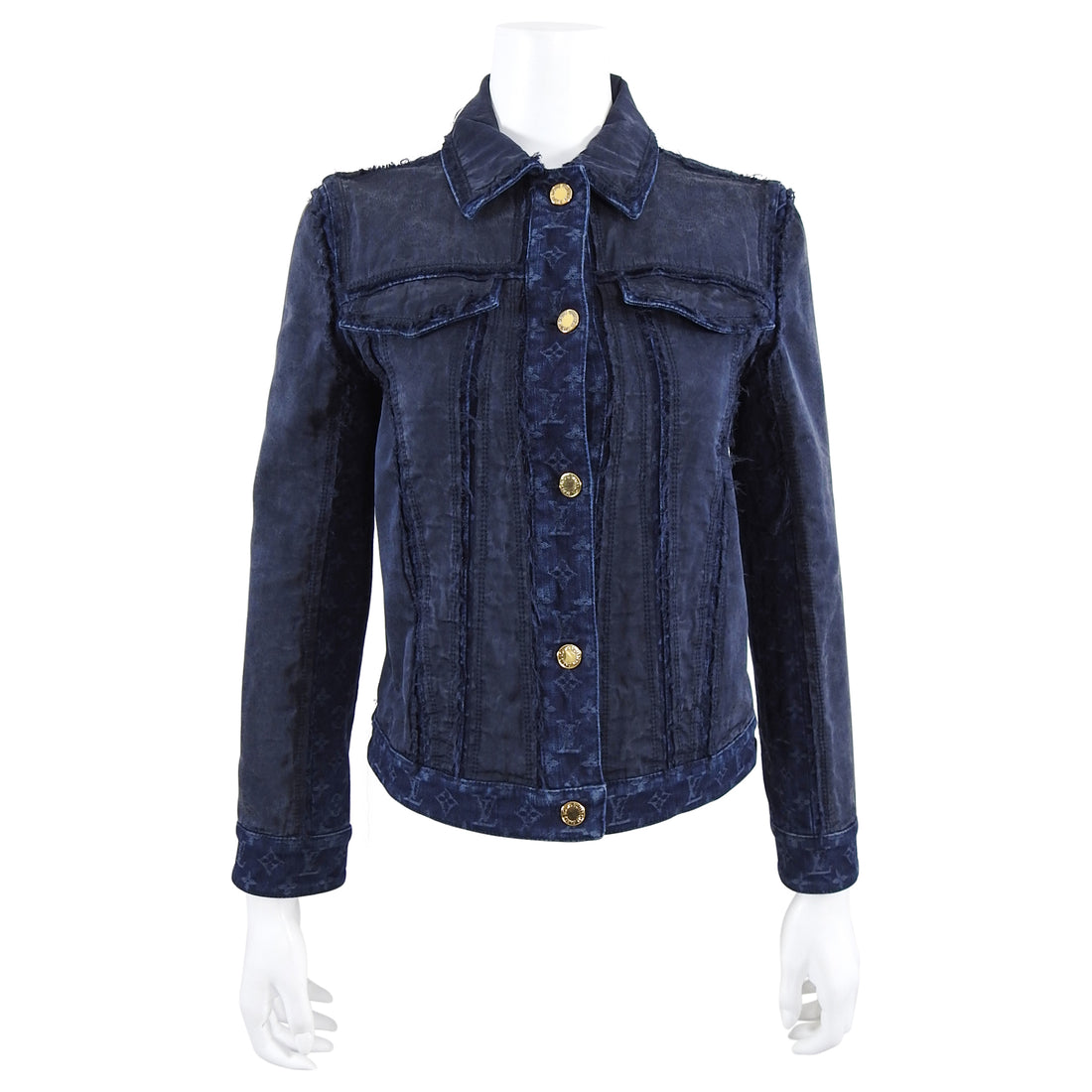 Jacket Louis Vuitton Blue size L International in Denim - Jeans