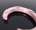 Louis Vuitton Daily Monogram Pink Enamel Cuff Bracelet - S
