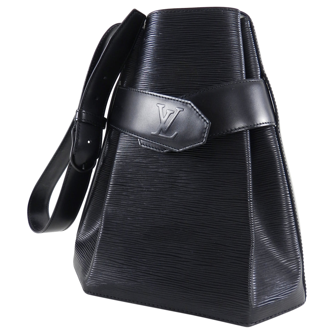 Louis Vuitton Sobi Epi Black Clutch - Dressed to Kill