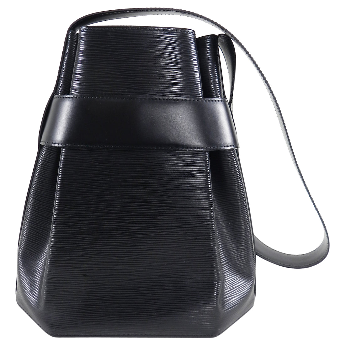 Louis Vuitton Vintage 1996 Black Epi Sac d’Epaule Bag