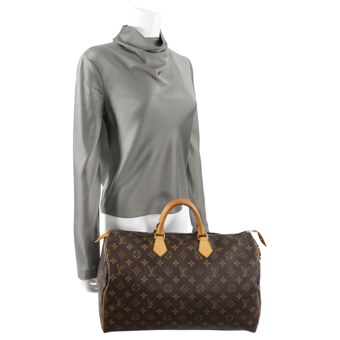 Louis Vuitton Monogram Speedy 40 Top Handle Bag ○ Labellov ○ Buy