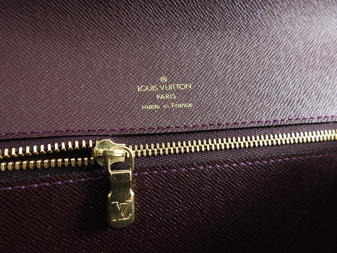 Louis Vuitton Kourad Vintage 1998 Taiga Leather Wristlet Bag