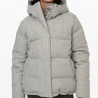 Lululemon Wonderpuff Grey Hooded Down Puffer Coat - S / 6