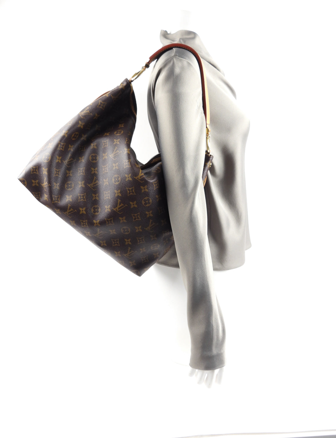 Sully leather bag Louis Vuitton Brown in Leather - 36129988
