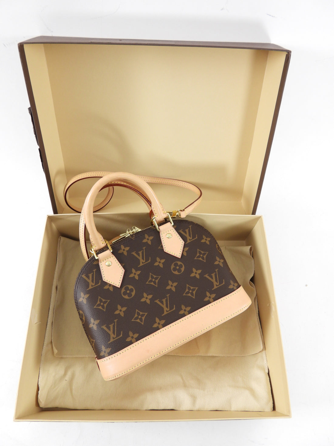 Louis Vuitton Monogram Alma BB Mini Crossbody Bag – I MISS YOU VINTAGE