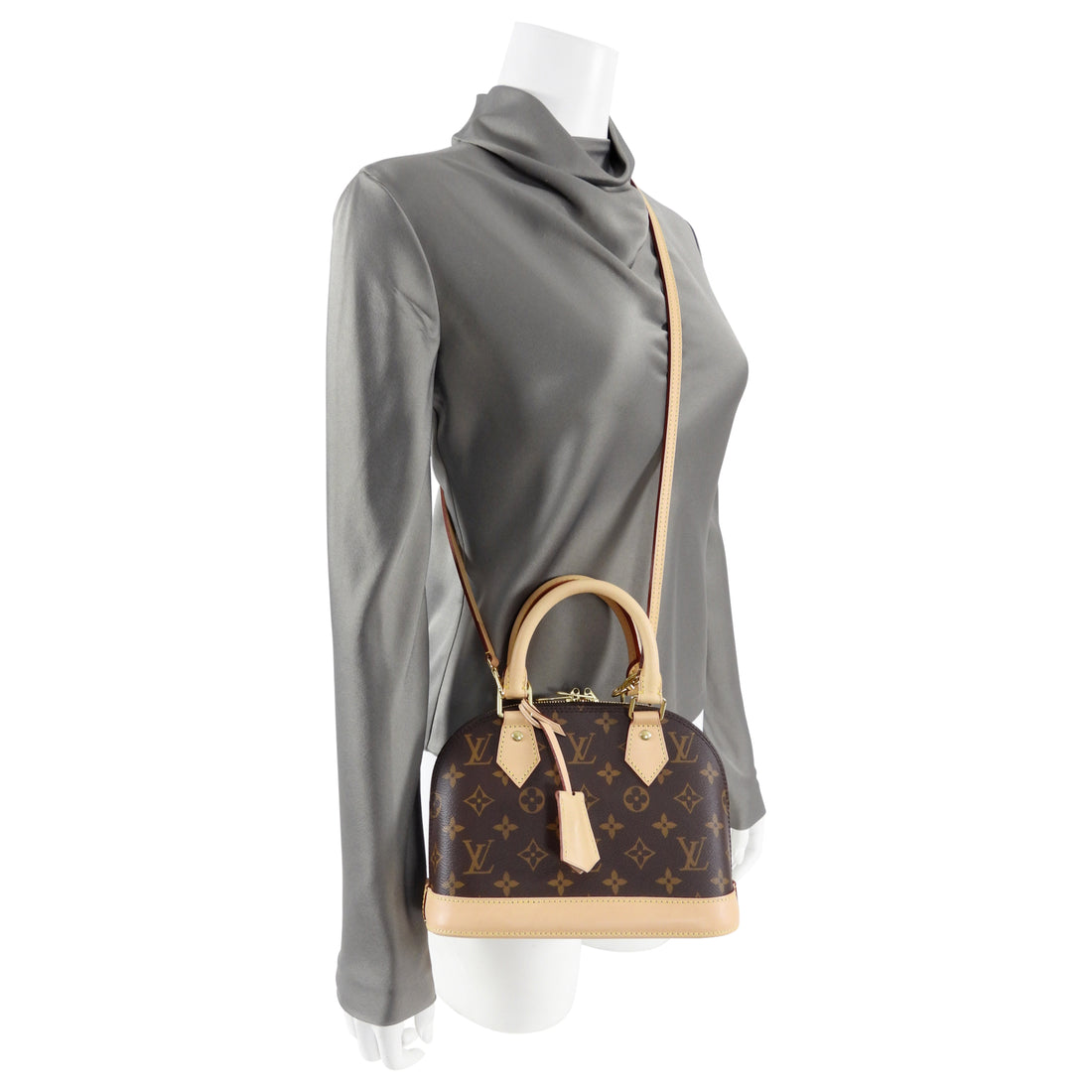 Louis Vuitton Monogram Alma BB W/ Strap - Brown Mini Bags, Handbags -  LOU604330