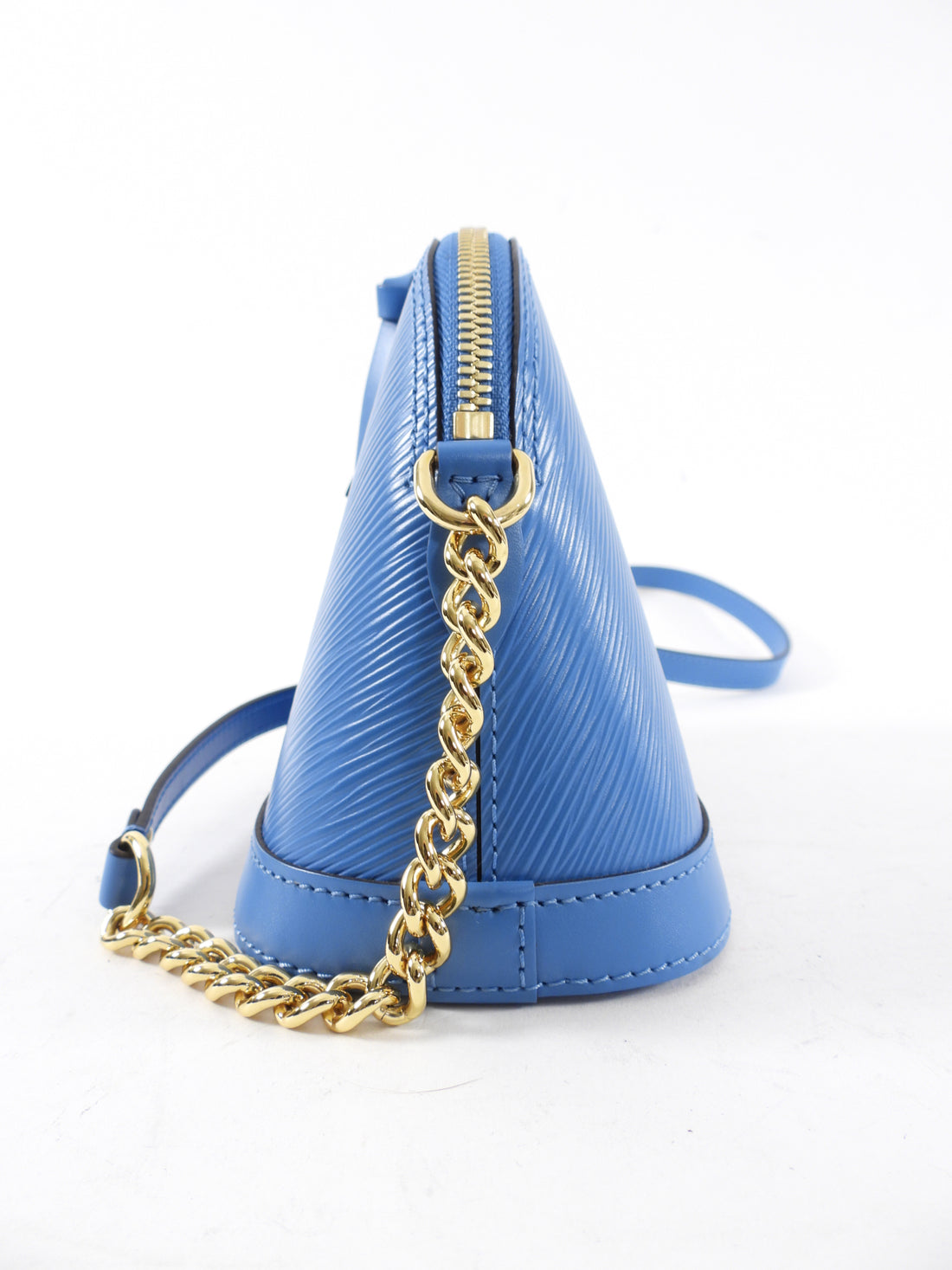 Louis Vuitton Blue Epi Alma Mini Chain Crossbody Bag – I MISS YOU VINTAGE