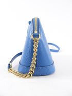 Louis Vuitton Blue Epi Alma Mini Chain Crossbody Bag