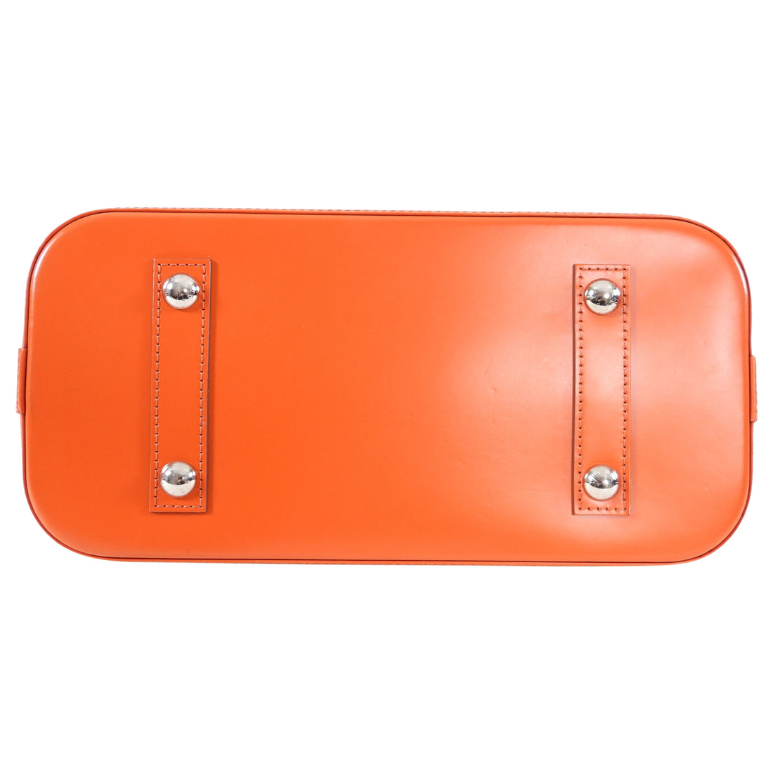 Louis Vuitton Orange Epi Alma PM Silvertone Hardware 